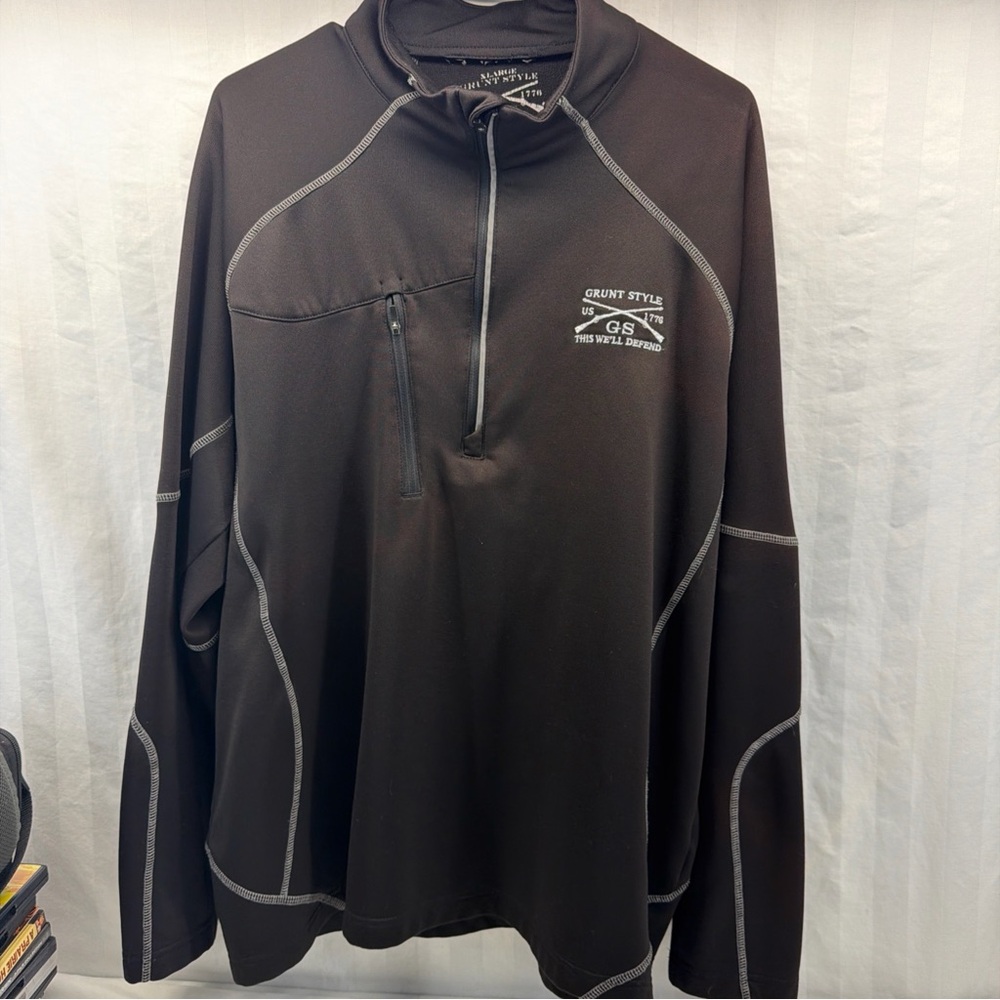 Grunt Style Men's Dark Gray Pullover Jacket‎